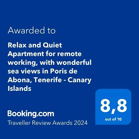 Διαμέρισμα Relax And Quiet For Remote Working, With Wonderful Sea Views In Poris De Abona, Tenerife - Canary Islands *
